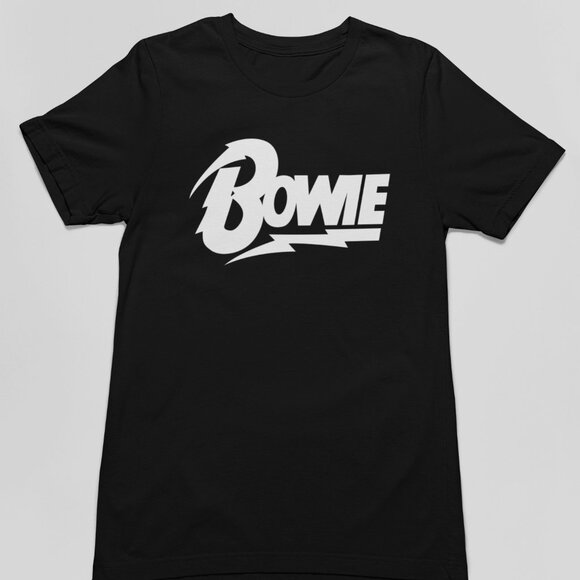 David Bowie Rock and Roll Bolt Shirt. Multiple Sizes. Multiple Colors. Fast Ship - Picture 1 of 1